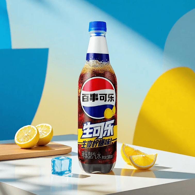 Load image into Gallery viewer, Pepsi Lemon Flavor 500ml (China) Soda
