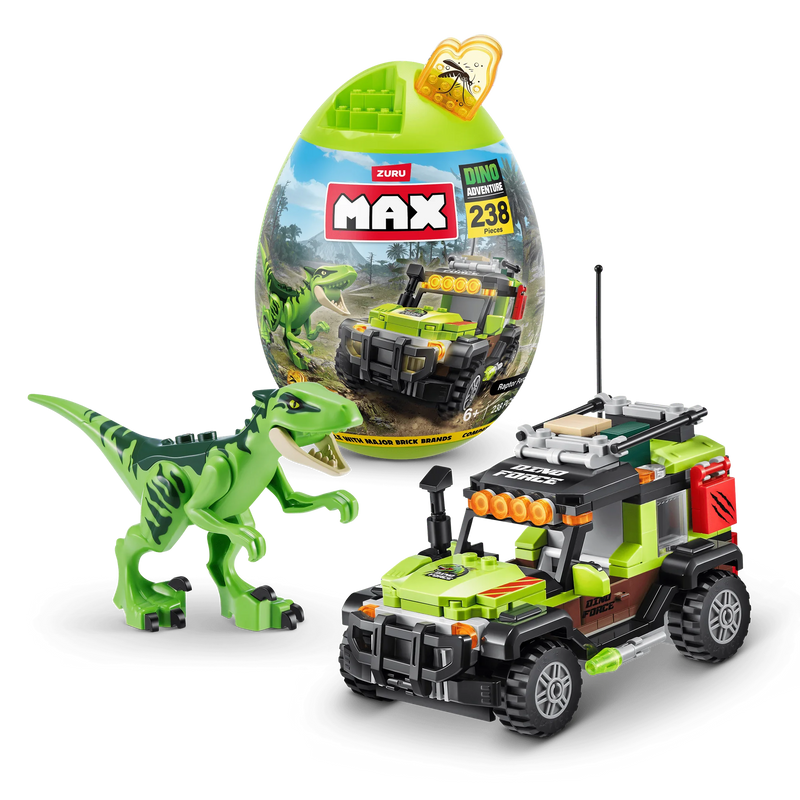 UPD Inc. Zuru Max Build More Dino Escape Egg Capsule with 238 Bricks - Series 1