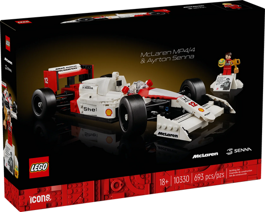 Lego: F1 Cars McLaren - MP4/4 & Ayrton Senna Figure