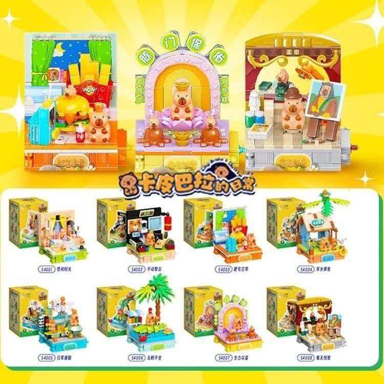 Cargue la imagen en el visor de la galería, Kalos Blocks Capybara’s Daily Life - 1Pc Building Block Toys Blind Box
