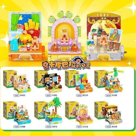 Kalos Blocks Capybara’s Daily Life - 1Pc Building Block Toys Blind Box