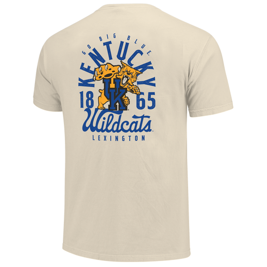 Image One - Kentucky Wildcats - NCAA Mascot Overlay Comfort Color T-Shirt