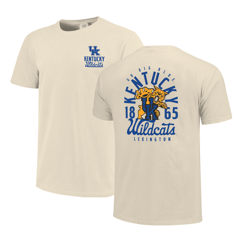 Cargue la imagen en el visor de la galería, Image One - Kentucky Wildcats - NCAA Mascot Overlay Comfort Color T-Shirt
