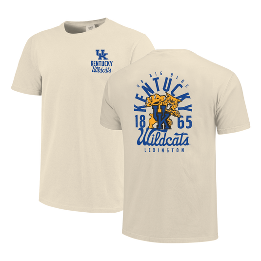 Image One - Kentucky Wildcats - NCAA Mascot Overlay Comfort Color T-Shirt