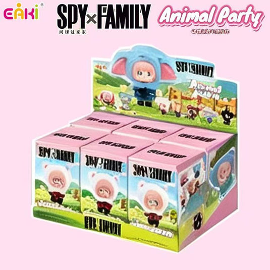 EAKI Official SPY×FAMILY - Animal Party Anya Forger Cute Animal Hood Plush 1pc Blind Box