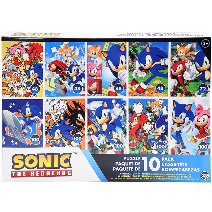 Sonic The Hedgehog - Characters 10pk Puzzle