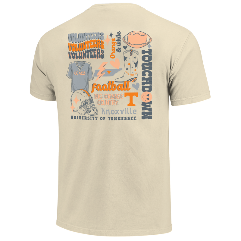 Cargue la imagen en el visor de la galería, Image One - Tennessee Volunteers - NCAA Football Season Comfort Color Short Sleeve T-shirt
