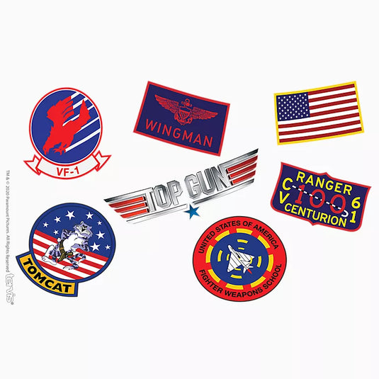 Top Gun - Patch Collage Plastic Tumbler