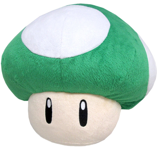 Little Buddy Super Mario Bros - 1Up Mushroom Plush Pillow