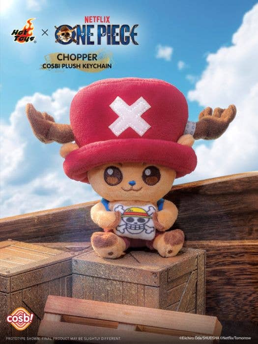 Load image into Gallery viewer, Hot Toys Cosbi One Piece Chopper 1Pc Plush Keychain
