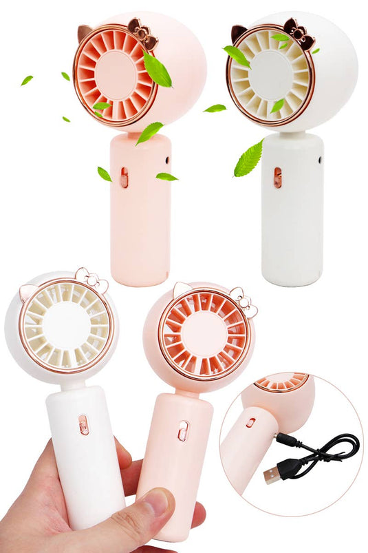 Metallic Matte Handheld Electric Fan