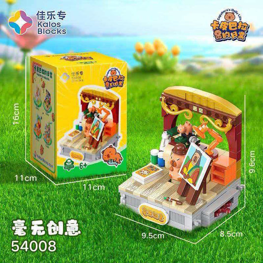 Kalos Blocks Capybara’s Daily Life - 1Pc Building Block Toys Blind Box