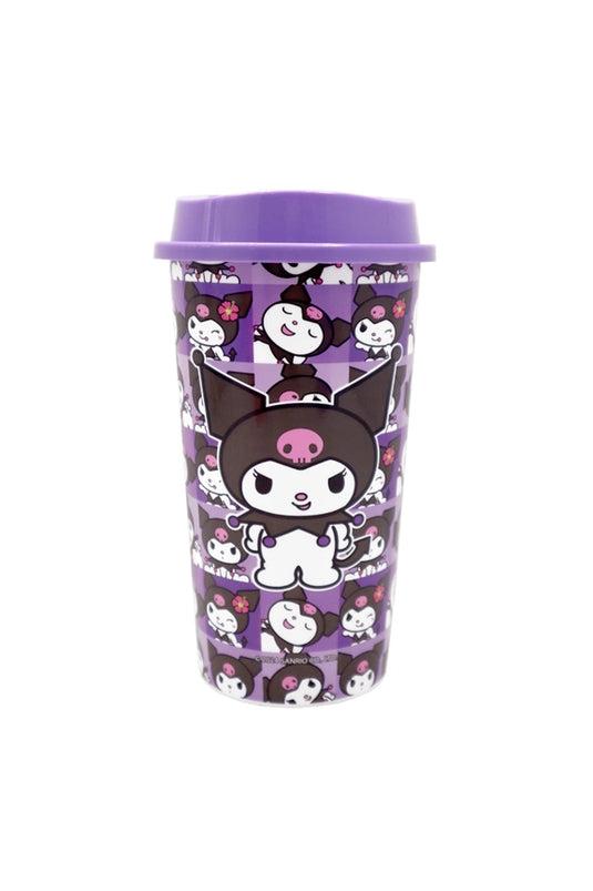 Hello Kitty Kuromi  20oz Plastic cup with lid