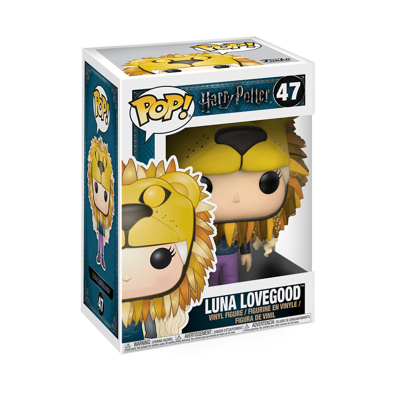 Load image into Gallery viewer, Funko POP! Movies: Harry Potter - Luna Lovegood with Lion Head Vinyl Figure
