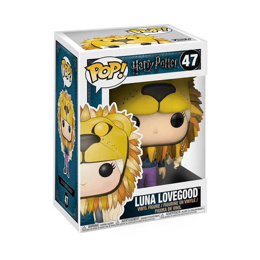 ¡Funko POP! Películas: Harry Potter - Luna Lovegood con cabeza de león 