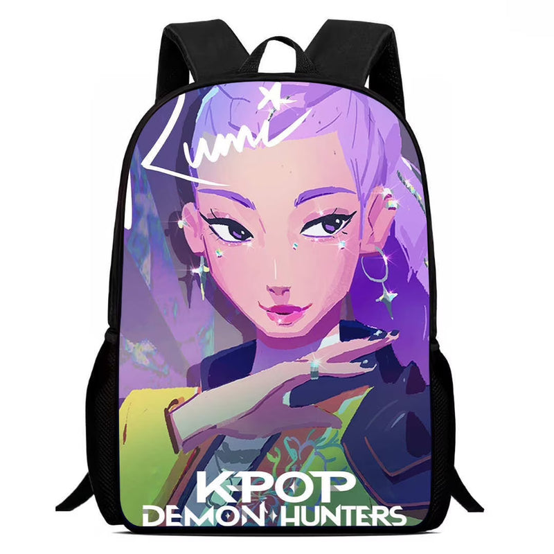 Cargue la imagen en el visor de la galería, K-Pop Demon Hunters - Characters  Printed Backpack

