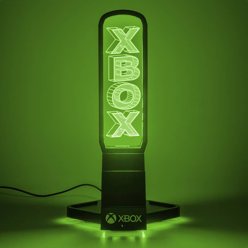 Load image into Gallery viewer, Paladone Xbox Desk Headphone Stand With Light
