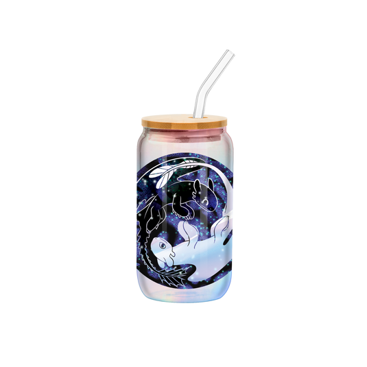 How to Train Your Dragon Night & Light 16oz Iridescent Glass