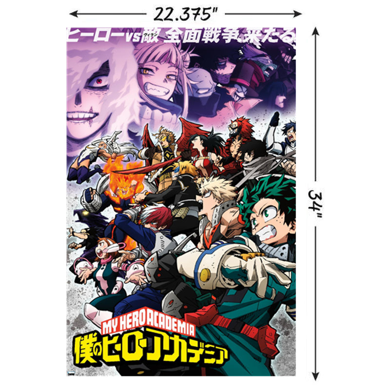 Chargez l&#39;image dans la visionneuse de la galerie, Trends International My Hero Academia - Season 6 Key Art Wall Poster
