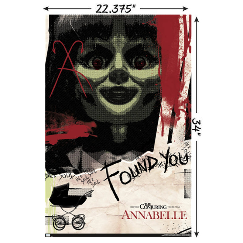 Cargue la imagen en el visor de la galería, Trends International Annabelle - Found You Wall Poster
