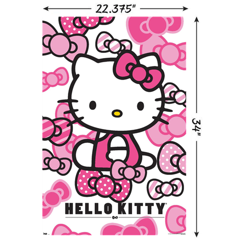 Chargez l&#39;image dans la visionneuse de la galerie, Trends International Hello Kitty: 16 Core - Bows Wall Poster
