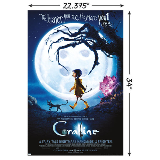 Trends International Coraline - Braver One Sheet Wall Poster