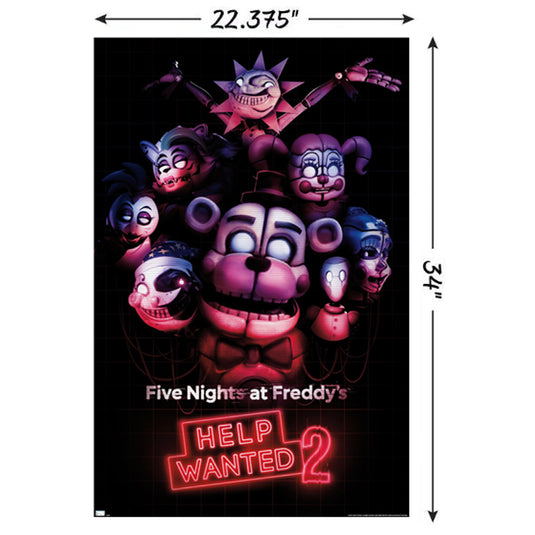 Trends International Five Nights at Freddy's - Help Wanted 2 - Key Art Wall Poster