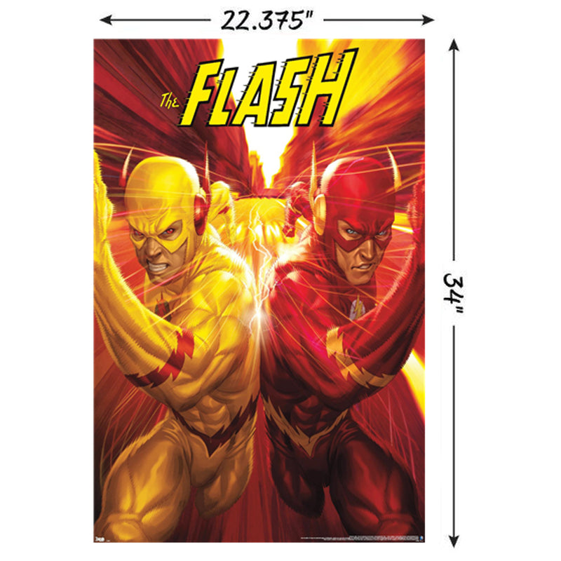 Cargue la imagen en el visor de la galería, DC Comics: The Flash - Póster de pared de carreras 
