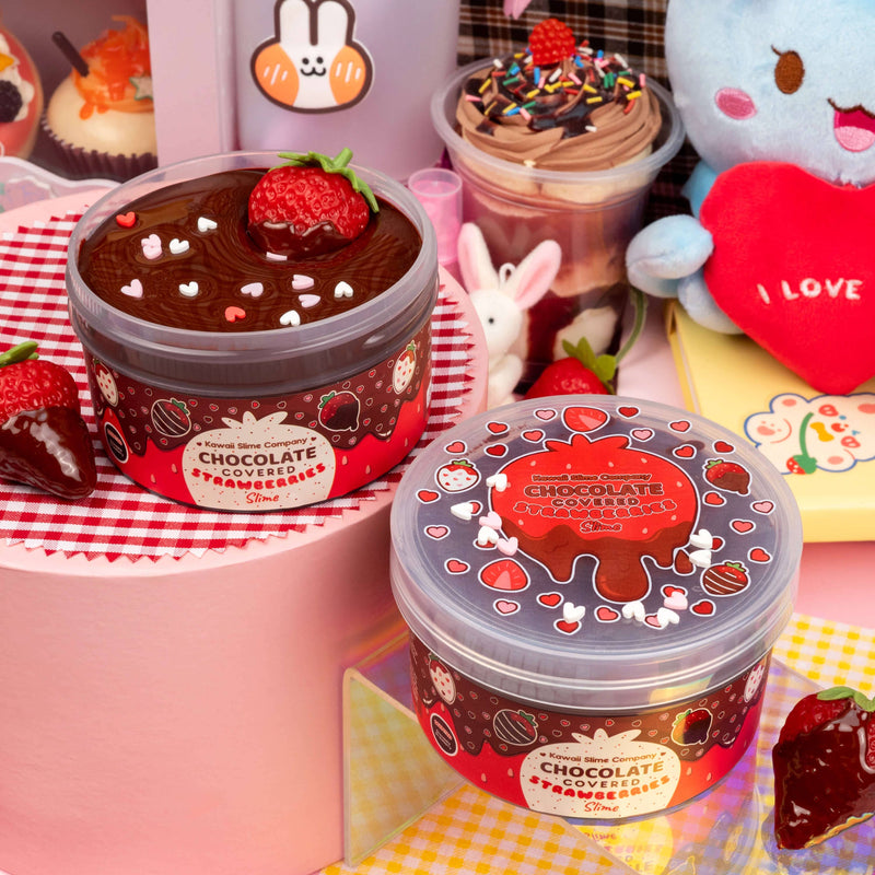Cargue la imagen en el visor de la galería, Chocolate Strawberries - Signature Dome™ Slime

