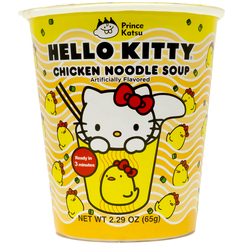 Chargez l&#39;image dans la visionneuse de la galerie, Asian Food Grocer Hello Kitty - Chicken Noodle Soup 63g
