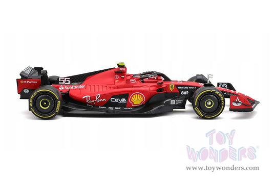 Toy Wonders Hollywood Rides Bburago Ferrari Formula World Championship 2023 - Carlos Sainz with Driver Formula One F1 2023 1/24 scale Figure (Copy)