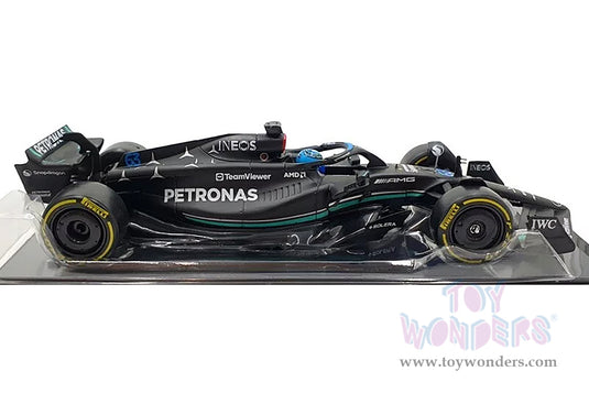 Toy Wonders Bburago Formula Racing - Mercedes AMG Petronas George Russell with Driver Formula One F1 2023 1/24 scale Figure