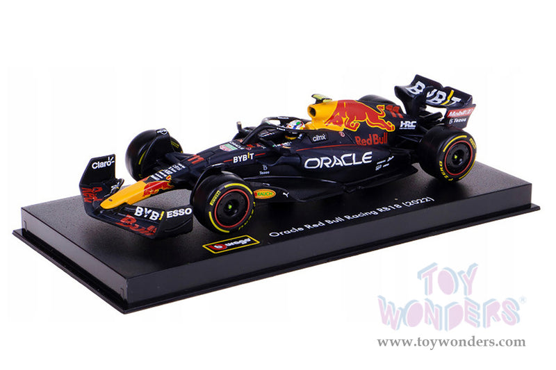 Chargez l'image dans la visionneuse de la galerie, Toy Wonders Hollywood Rides Oracle Red Bull Racing - Sergio Perez with Driver Formula One F1 2023 1/43 scale Figure
