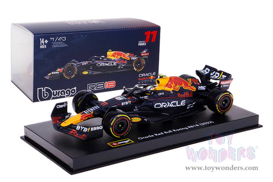 Toy Wonders Hollywood Rides Oracle Red Bull Racing - Sergio Perez with Driver Formula One F1 2023 1/43 scale Figure