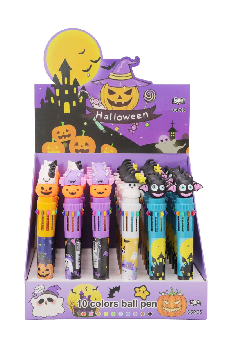 Cargue la imagen en el visor de la galería, Halloween 10-in-1 Multicolor 1pc Ballpoint Pen

