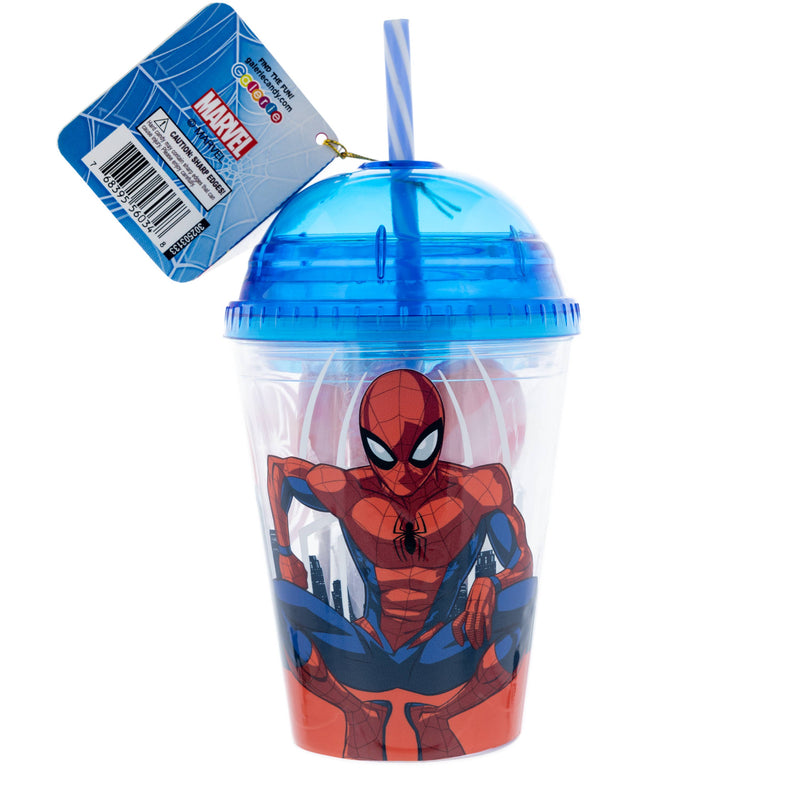 Marvel : Spider-Man Mini Dome Tumbler with Lollipops