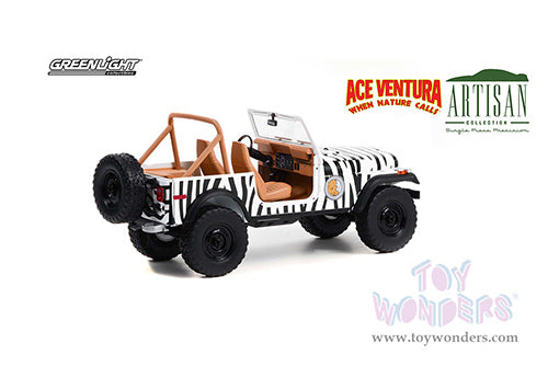 Toy Wonders Greenlight - Artisan Ace Ventura Jeep® CJ-7 - When Nature Calls 1976 1/18 Scale Diecast Model Car