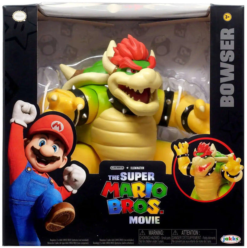 Figura de Bowser que escupe fuego Super Mario Movie 7