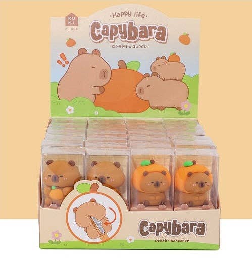 BCmini Capybara - Happy Life Pencil 1pc Sharpener