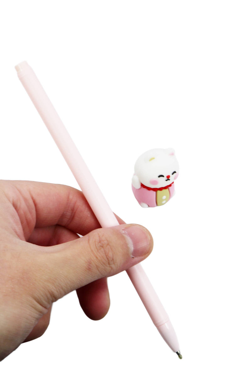 Cargue la imagen en el visor de la galería, Circus Kitty - Cat Figurine Ballpoint Pen 1 pcs
