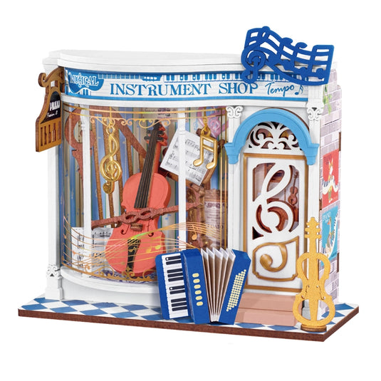 Robotime Rolife - Melody Instrument Shop DIY Miniature House Figure