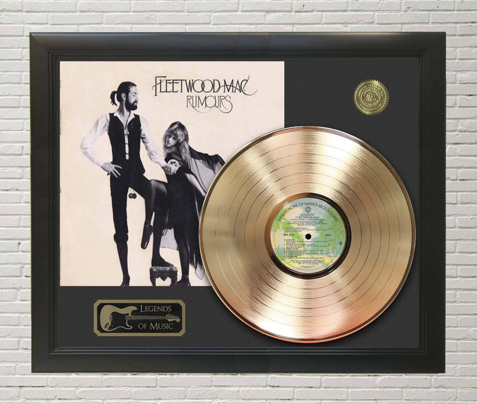 Fleetwood Mac - Rumours Gold Framed Gold LP Display
