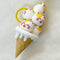 Cat Cone Family Key Charm Keychain