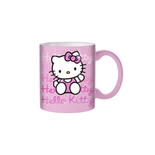 Hello Kitty Gradient Glitter 20oz Ceramic Mug