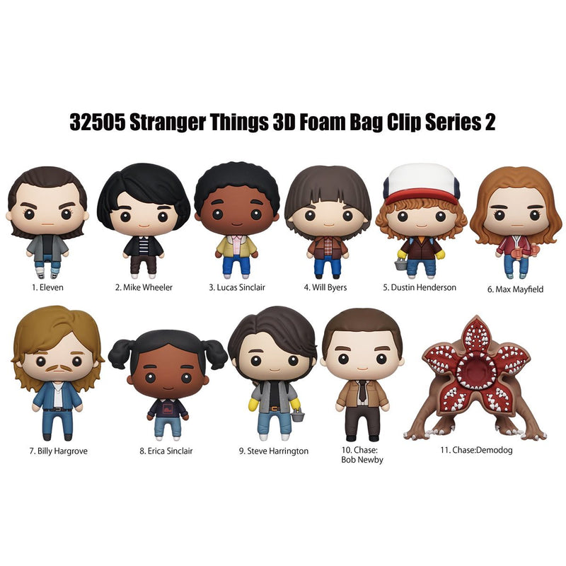 Chargez l&#39;image dans la visionneuse de la galerie, Monogram Stranger Things - Series 2 Characters 1pc 3D Figure Bag Clip Blind Bag
