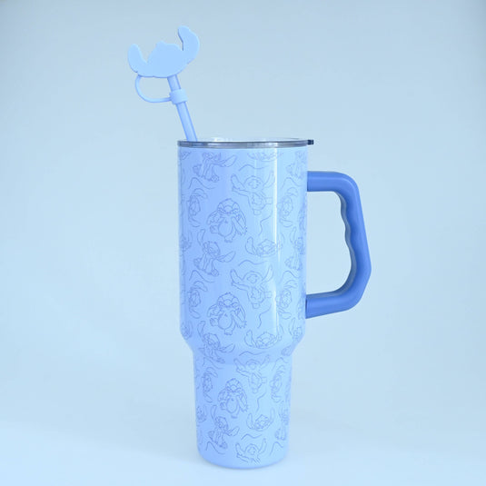 Disney Lilo & Stitch Blogger 40oz SS Tumbler w/ Straw Cover Cap