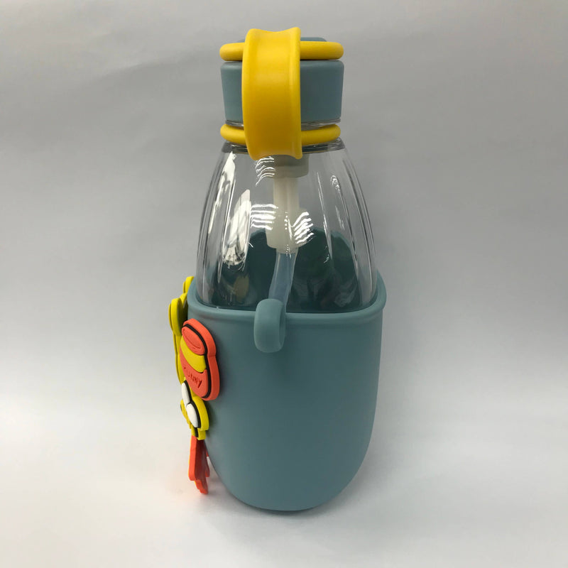 Load image into Gallery viewer, Disney Winnie The Pooh - Face &amp; Honey Icons Plastic 22.5oz Water Bottle w/ Charms
