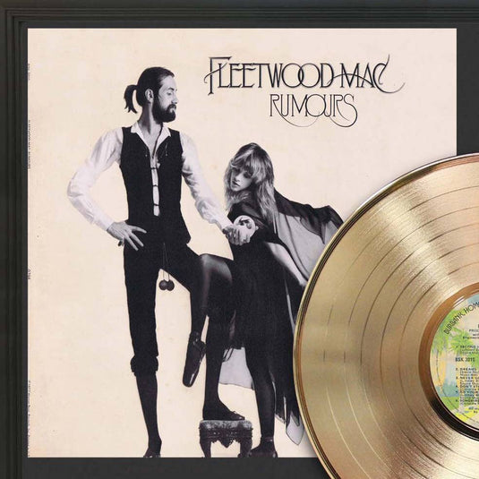 Fleetwood Mac - Rumours Gold Framed Gold LP Display