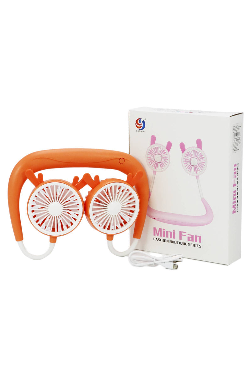 Cargue la imagen en el visor de la galería, Cap Zone - Cat and Reindeer Ear Neckband Electrical 1pc Fan
