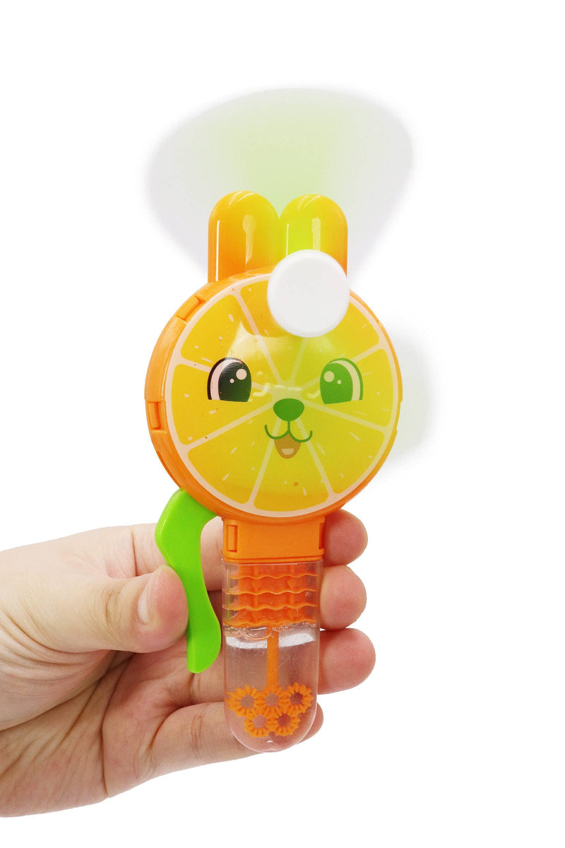 Load image into Gallery viewer, Cap Zone - Fruity Animals Bubble Wand 1Pc Manual Fan
